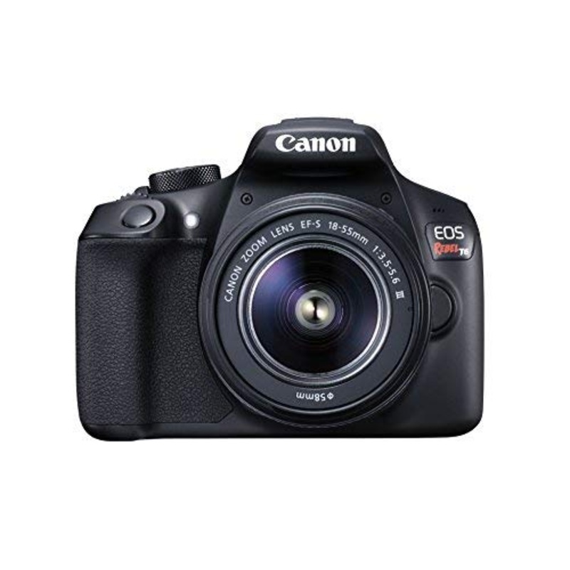 Canon EOS Rebel T6 Digital SLR Camera Kit with EF-S 18-55mm f/3.5-5.6 DC III Lens (Black) - Used