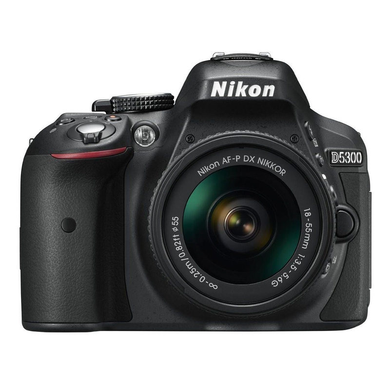 Nikon D5300 Digital SLR Camera w/AF-P DX NIKKOR 18-55mm f/3.5-5.6G Lens