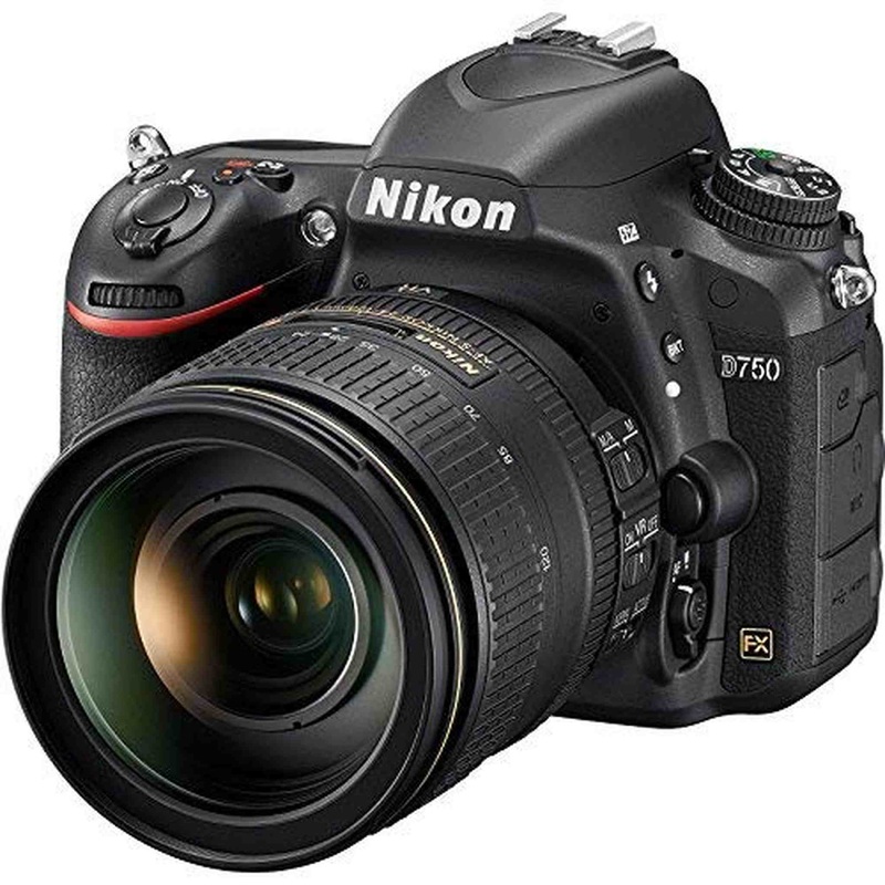 Nikon D750 Digital SLR Camera Body & AF-S 24-120mm f/4 G VR ED Zoom-Nikkor Lens - Like New