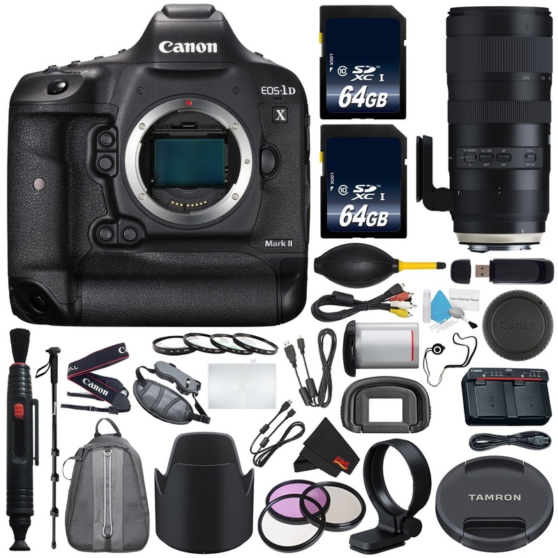 6Ave Canon EOS-1D X Mark II DSLR Camera International Version (No Warranty) + Tamron SP 70-200mm f/2.8 Di VC USD G2 Lens