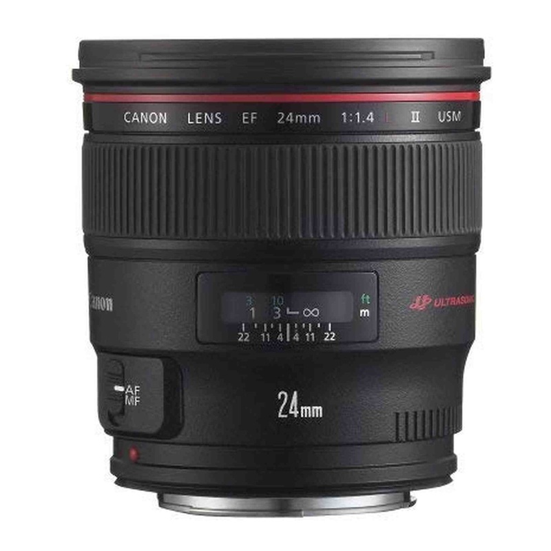 Canon EF 24mm f/1.4L II USM Wide Angle Lens - Fixed (Renewed) - Reconditioned