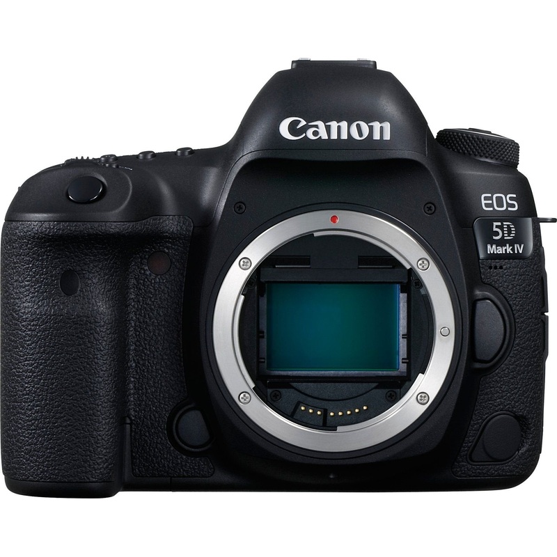 Canon EOS 5D Mark IV DSLR Body, BG-E20 Battery Grip, FotoPro X-Go Max Carbon Fib - Used