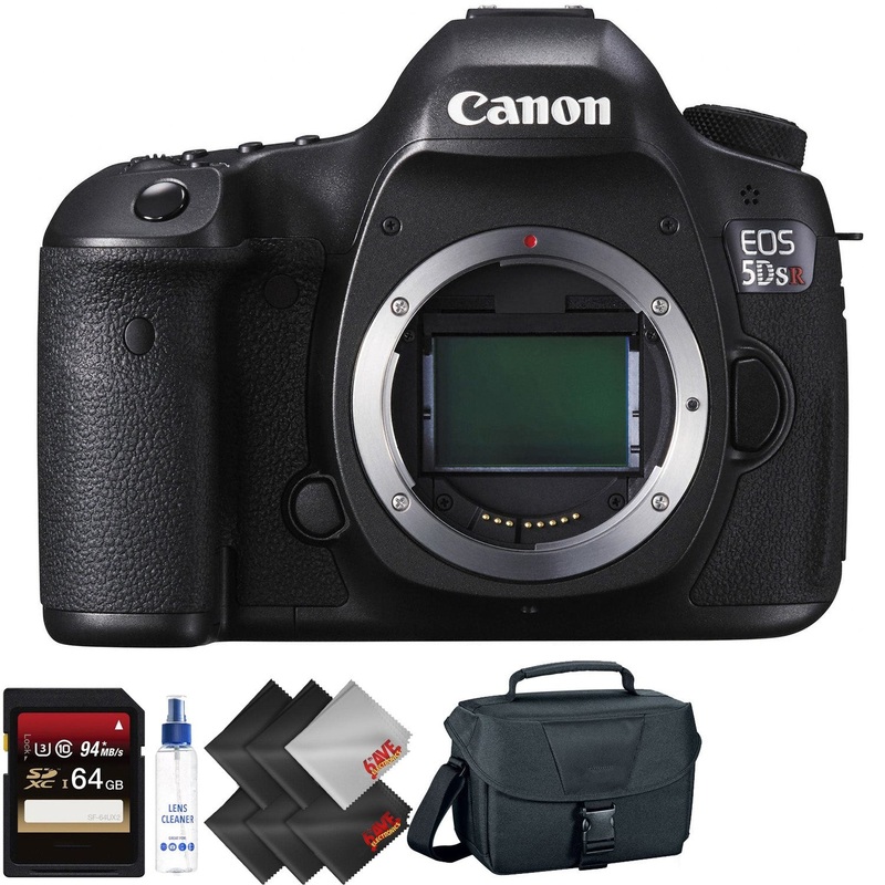 Canon EOS 5DS R DSLR Camera (Body Only) + 64GB Memory Card + 1 Year Warranty
