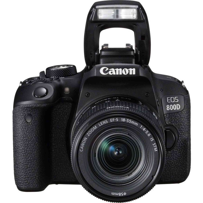 Canon EOS 800D Digital SLR with 18-55 is STM Lens Black International Version