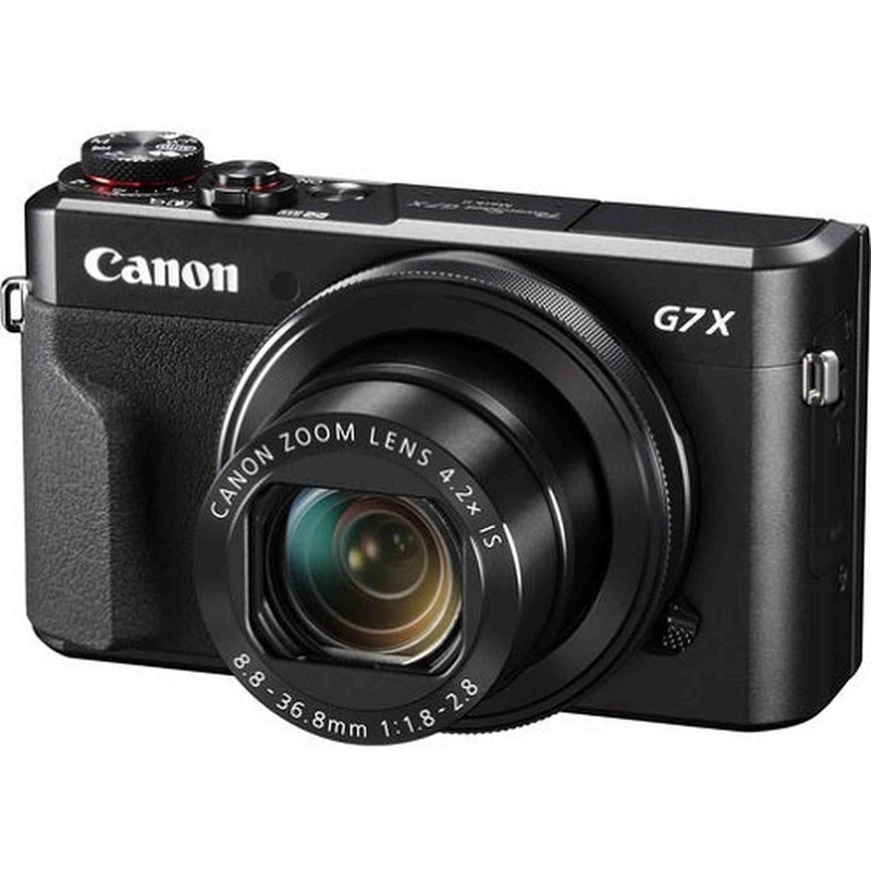 Canon PowerShot Digital Camera [G7 X Mark II] with Wi-Fi & NFC, LCD Screen, and 1-inch Sensor - Black