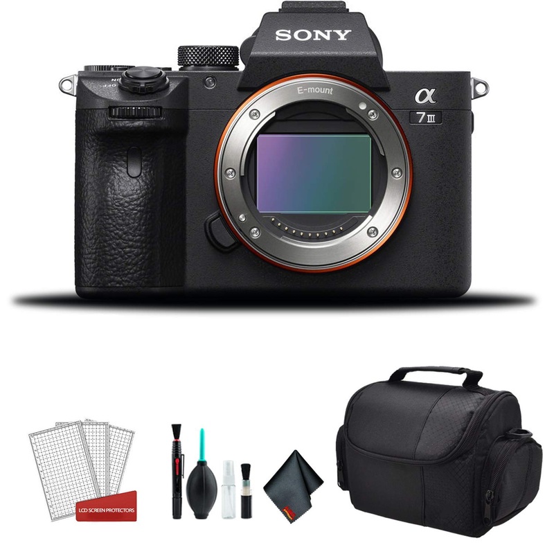 Sony Alpha a7 III Full Frame Mirrorless Digital Camera (Body Only) ILCE7M3/B - Bundle Kit (Renewed) - Reconditioned