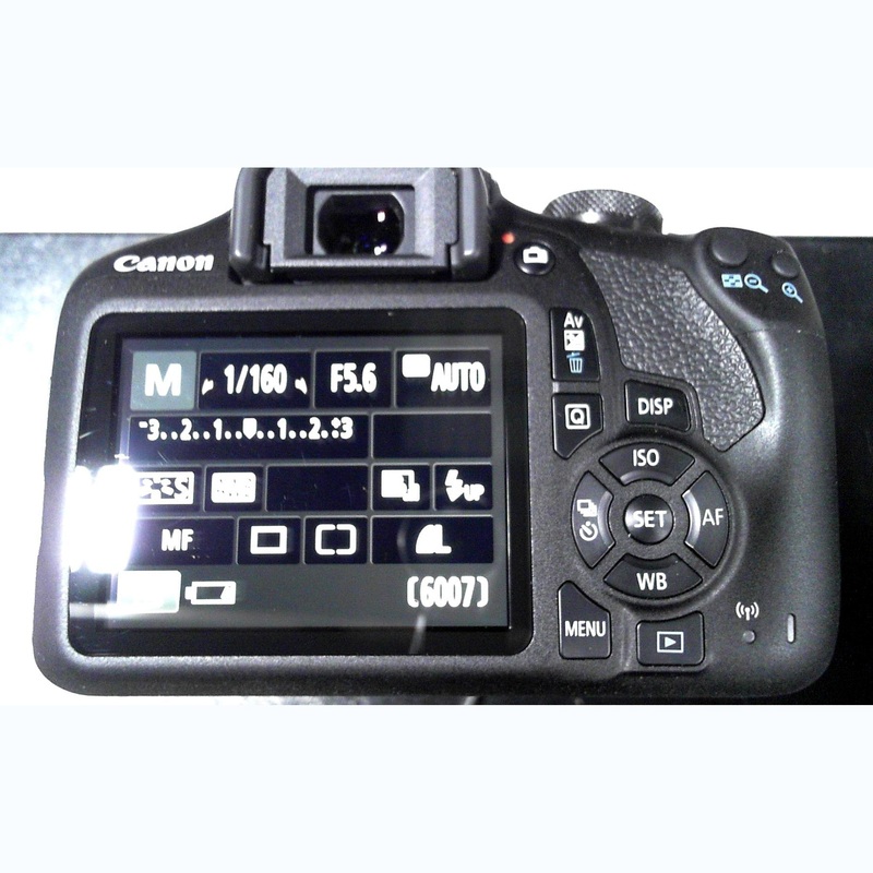 Canon EOS 2000D (Rebel T7) DSLR Camera + 18-55mm III Kit (International Model) - Used