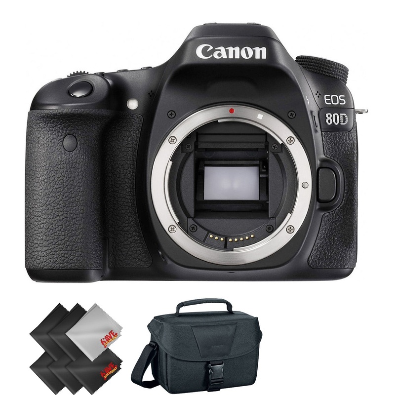 Canon EOS 80D DSLR Camera (Body Only) + 2 Year Accidental Warranty