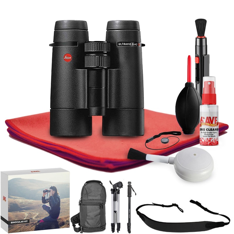 Leica 8x42 Ultravid HD-Plus Binocular  - Exclusive Outdoors Binoculars Kit