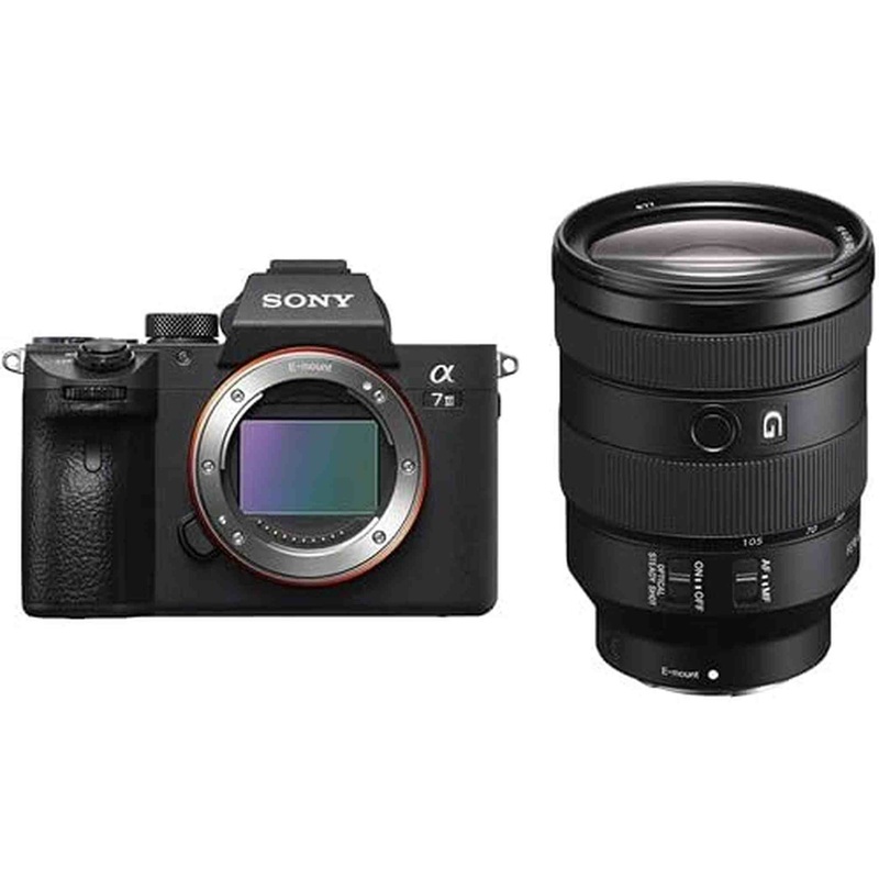 Sony Alpha a7 III Full Frame Mirrorless Digital Camera (Body Only) ILCE7M3/B - Bundle Kit with Sony FE 24-105mm f/4 G OS - Used