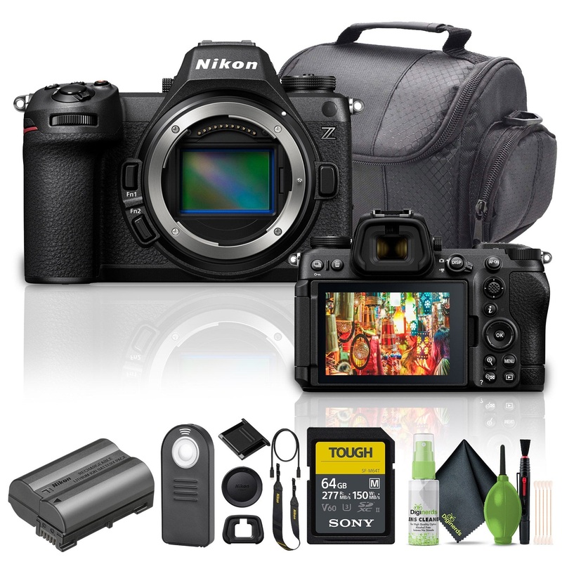 Nikon Z6III Mirrorless Camera (1890) Bundle with 64GB Memory Card and more