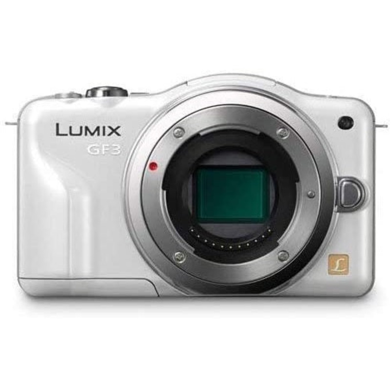 Panasonic Lumix DMC-GF3 12.1MP White Digital Camera Body Only - Used