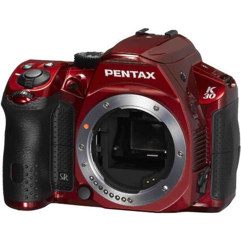 Pentax K-30 16 MP CMOS Digital SLR Crystal Red Body Only New - Used