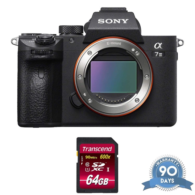 Sony Alpha a7 III Mirrorless Digital Camera (Body Only) - with Memory Card - RENEWED - Like New