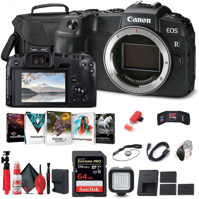 Canon EOS RP Mirrorless Digital Camera (Body Only) (3380C002) + 64GB Memory Card - Reconditioned