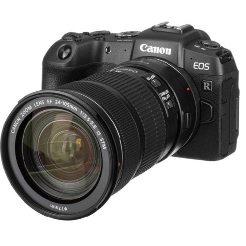 Canon EOS RP Mirrorless Digital Camera w/24-105mm Lens & Mount Adapter