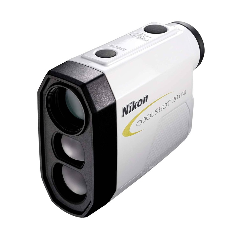 Nikon Coolshot 20i GII Golf Laser Slope Rangefinder, Standard Version White with yellow trim, Medium - Used