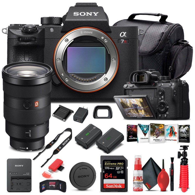 Sony Alpha a7R III Mirrorless Camera W/ Sony FE 24-70mm Lens - Basic Bundle - Reconditioned