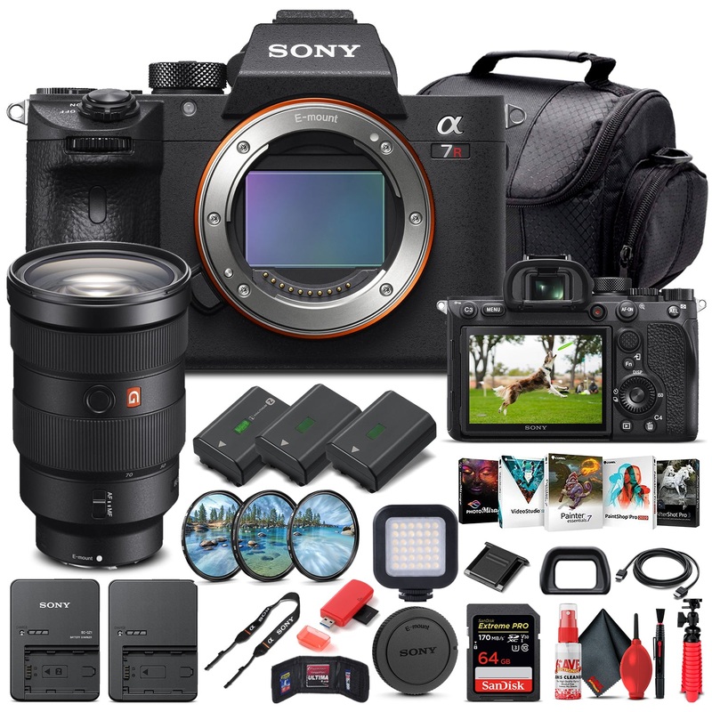 Sony Alpha a7R IV Mirrorless Camera W/ Sony FE 24-70mm Lens - Advanced Bundle - Reconditioned