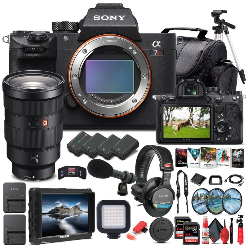 Sony Alpha a7R IV Mirrorless Camera W/ Sony FE 24-70mm Lens - Pro Bundle - Reconditioned