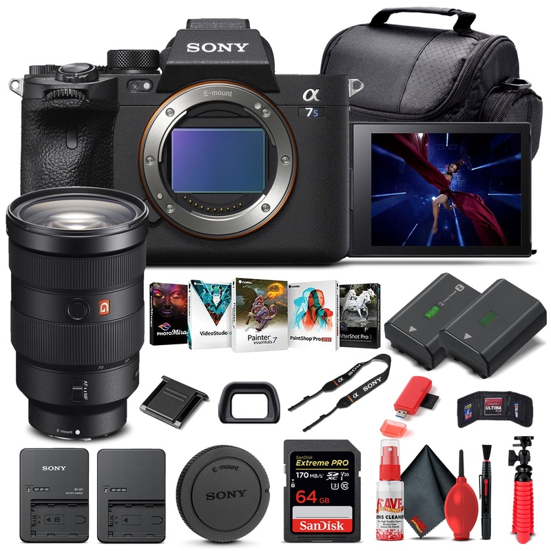 Sony Alpha a7S III Mirrorless Camera W/ Sony FE 24-70mm Lens - Basic Bundle - Reconditioned