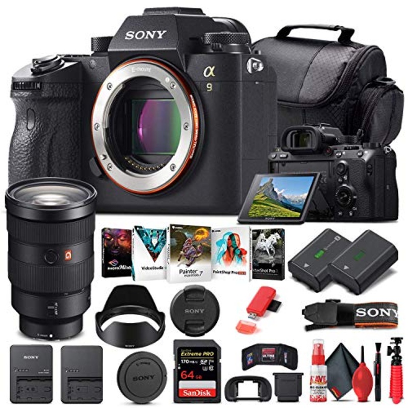 Sony Alpha a9 Mirrorless Camera W/ Sony FE 24-70mm Lens - Basic Bundle - Reconditioned
