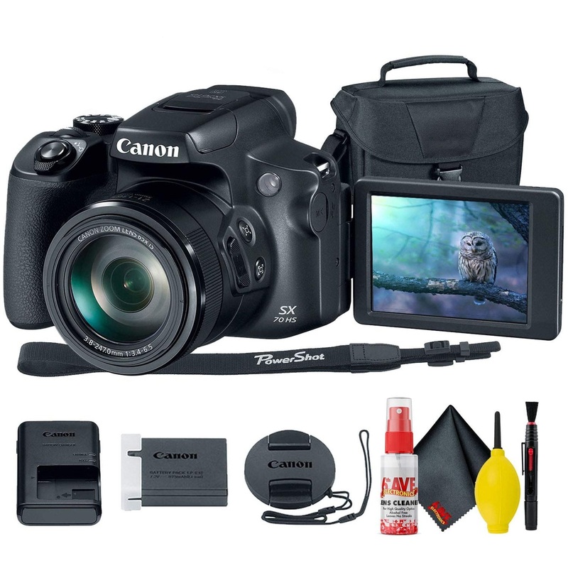 Canon PowerShot SX70 HS Digital Camera - Base Bundle
