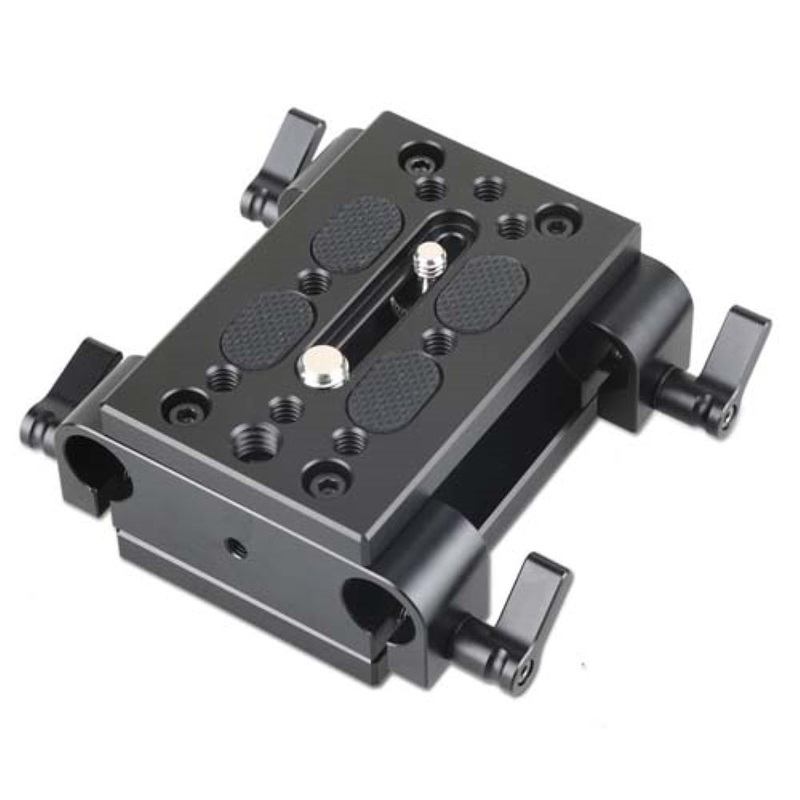 SmallRig Tripod Mounting Kit with 2 x Plates and 2 x 15mm Rod Clamps
