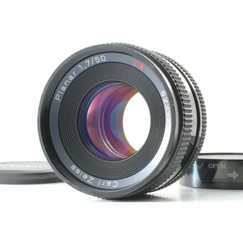 Used Contax Carl Zeiss Planar T* 50mm F/1.7 Lens CY Mount MMJ (RTS) - Used Very Good