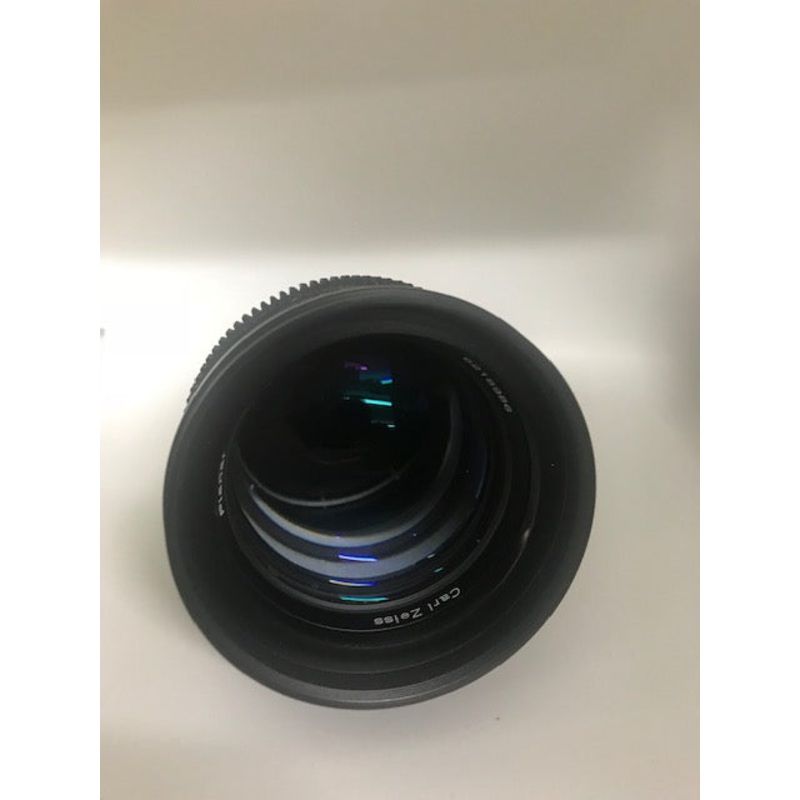 Used Contax Zeiss Plannar 85mm f/1.4 Lens for Canon EF Mount - Cine Modified - Declick - Used Very Good