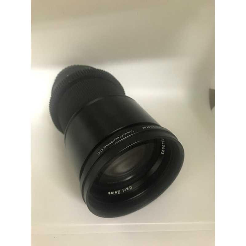 Used Contax Zeiss Sonnar 180mm f/2.8 Lens for Canon EF Mount - Cine Modified - Declick