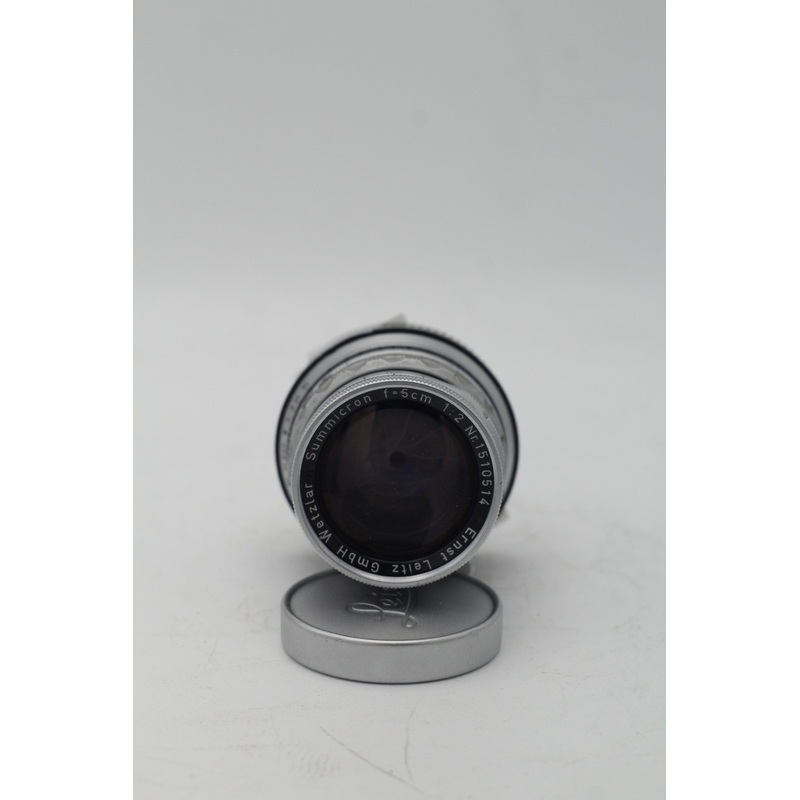 Used Leica 5cm f/2 (50mm) M Mount Lens Chrome - Used Very Good