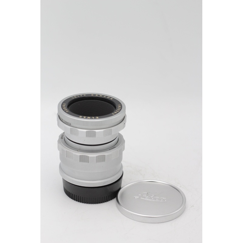 Used Leica Leitz Canada Elmar 3.5/65mm Chrome for Visoflex - Used Very Good