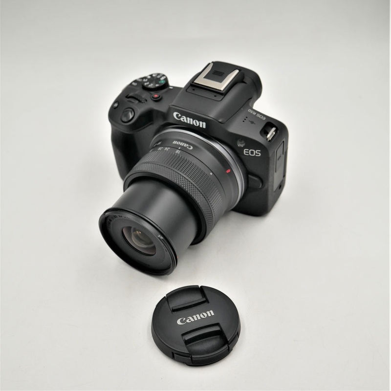 Canon EOS R50 Mirrorless Camera with 18-45mm Lens | Black **OPEN BOX**