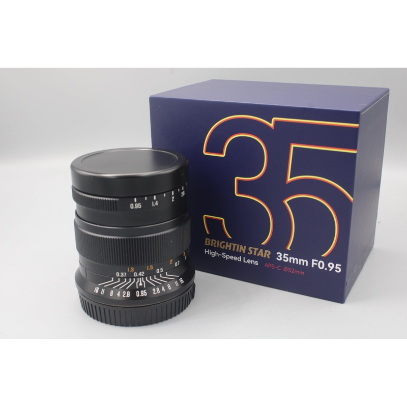 Used Brightin Star Z Mount 35mm f0.95 for APS C Crop Sensor