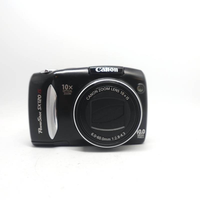 Used Canon PowerShot SX120 IS Digital Point and Shoot Camera | Black | U9