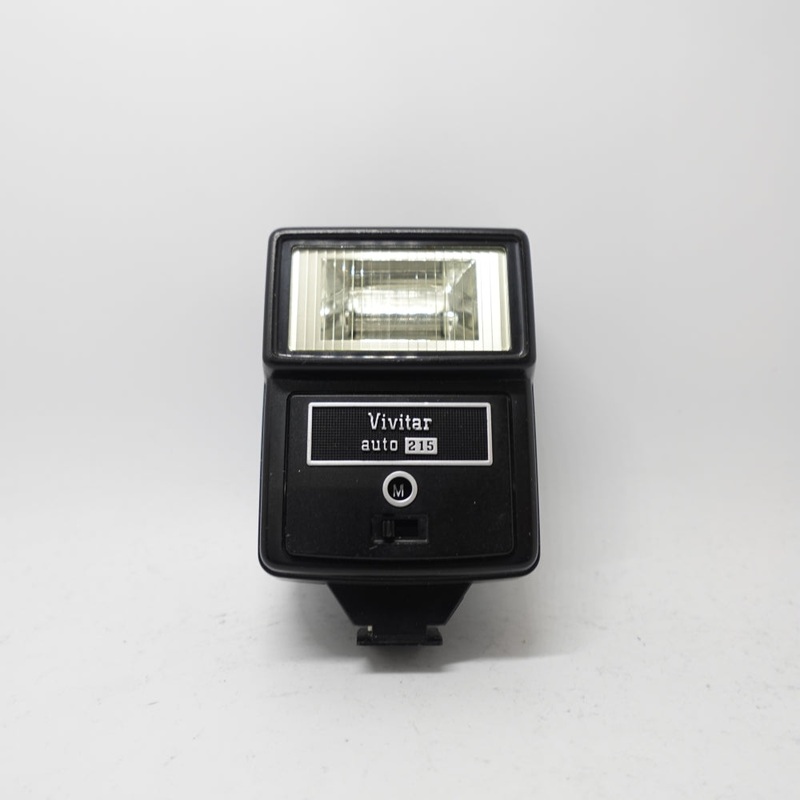 Used Vivitar Auto 215 Camera Flash | Black | U8+