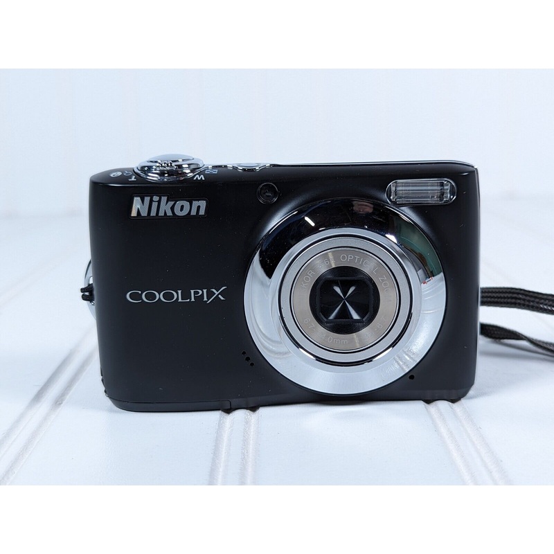 Used Nikon Coolpix L22 Point and Shoot Camera Black - Used Very Good