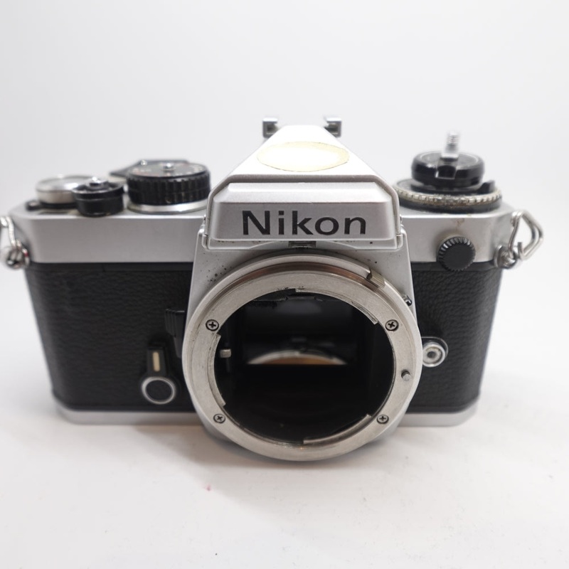 Used Nikon FE 35mm SLR Camera Body | Chrome | U7