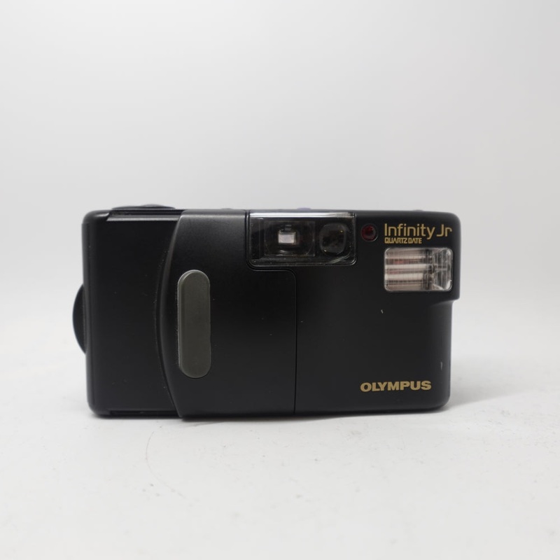 Used Olympus Infinity Jr 35mm Point and Shoot Camera | Black | U8+