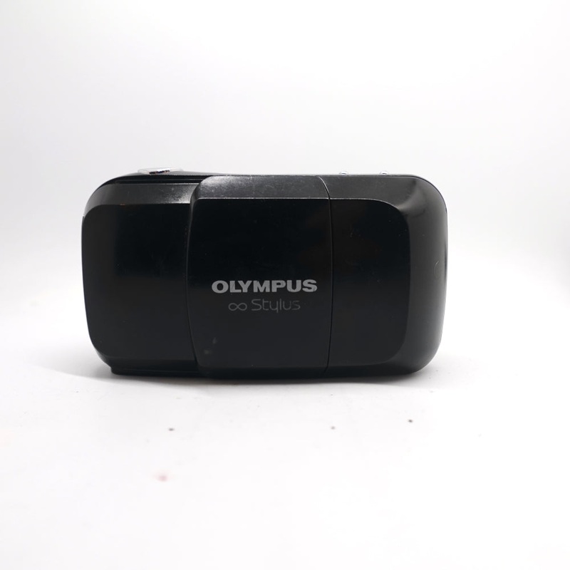 Used Olympus Infinity Stylus 35mm Point and Shoot Camera | Black | U9