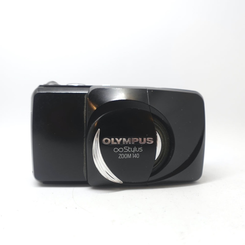 Used Olympus Infinity Stylus Zoom 140 35mm Point and Shoot Camera | Black | U9