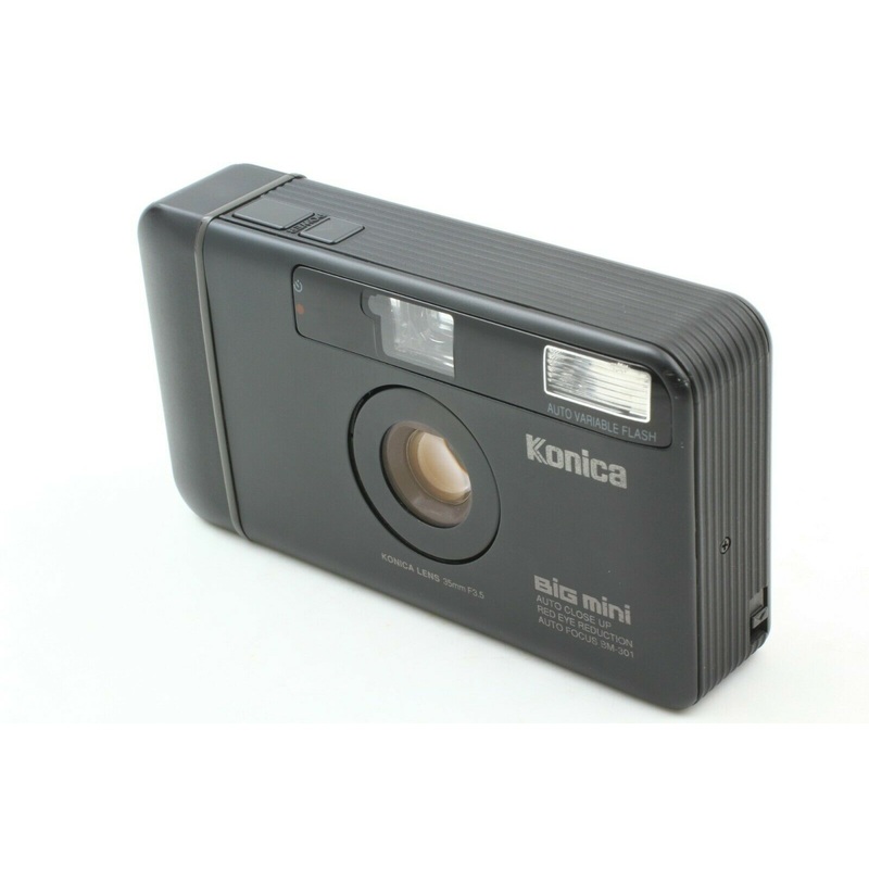 Used Konica Big Mini BM301 Black with 35mm f/3.5 Lens - Used Very Good