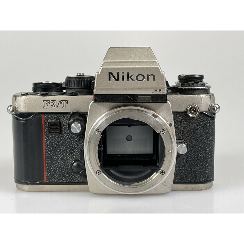 Used Nikon F3T Titanium Camera Body Only Chrome - Used Very Good