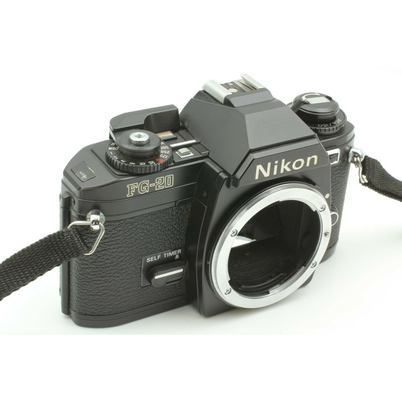Used Nikon FG20 Camera Body Only Black - Used Very Good