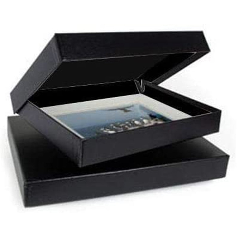 Archival Methods 10-031 Drop Front Archival Storage Box | 17.25 x 22.25 x 2", Black