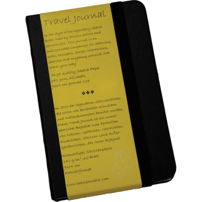 Hahnemhle Travel Journal | 3.5 x 5.5" Portrait, 62 Sheets
