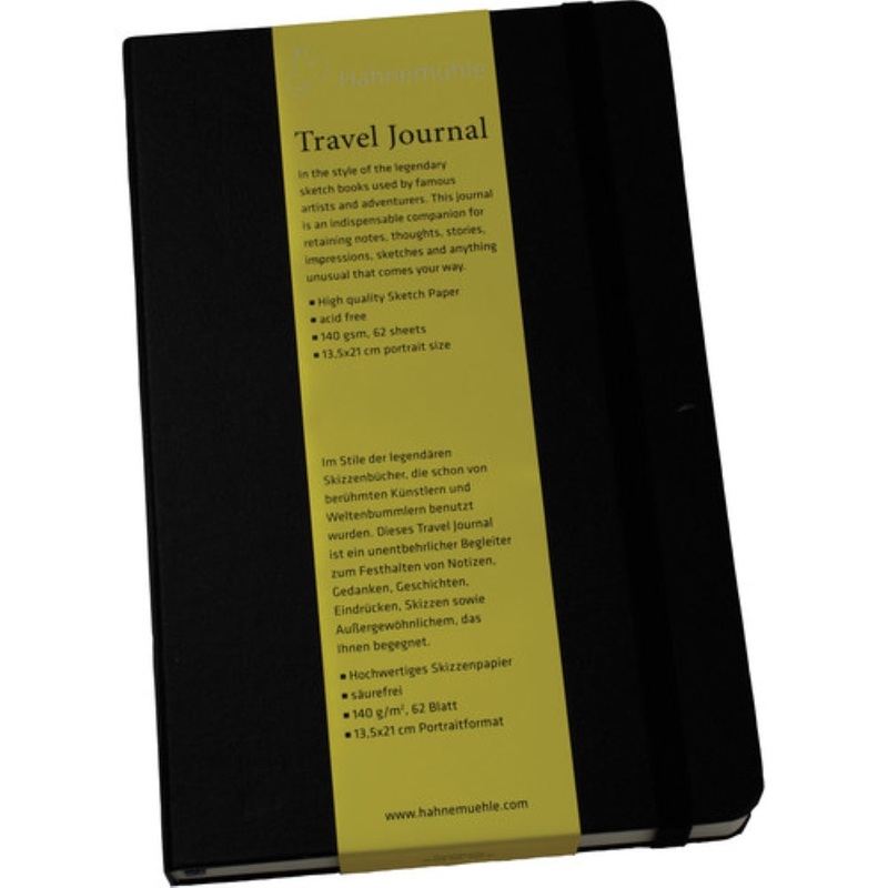 Hahnemhle Travel Journal | 5.3 x 8.3" Portrait, 62 Sheets