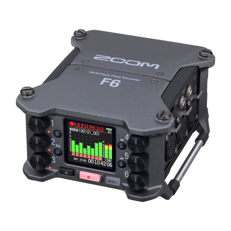 Zoom F6 MultiTrack Field Recorder