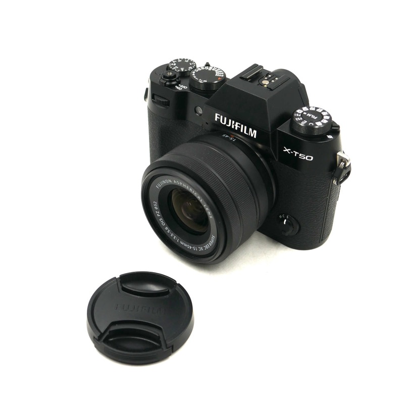 Fujifilm X-T50 Mirrorless Camera w/ XC 15-45mm f/3.5-5.6 OIS PZ Lens | Black |U9+